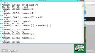 111 Learn python and ruby programming:- Arrays