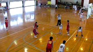 Basket Ball 第４回中学校バスケットボール和泉式部大会　男子準決勝戦