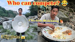 1st Chicken Mukbang Vlog \u0026 5Kg Rice Plate 😱😱@LPulangAngtok