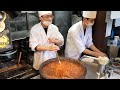 【築地名物】30秒で速攻提供！爆売れホルモン丼に早朝から密着！！horumon stew rice bowl japanese street food