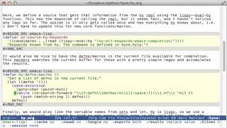 Code completion in Emacs for Hylang