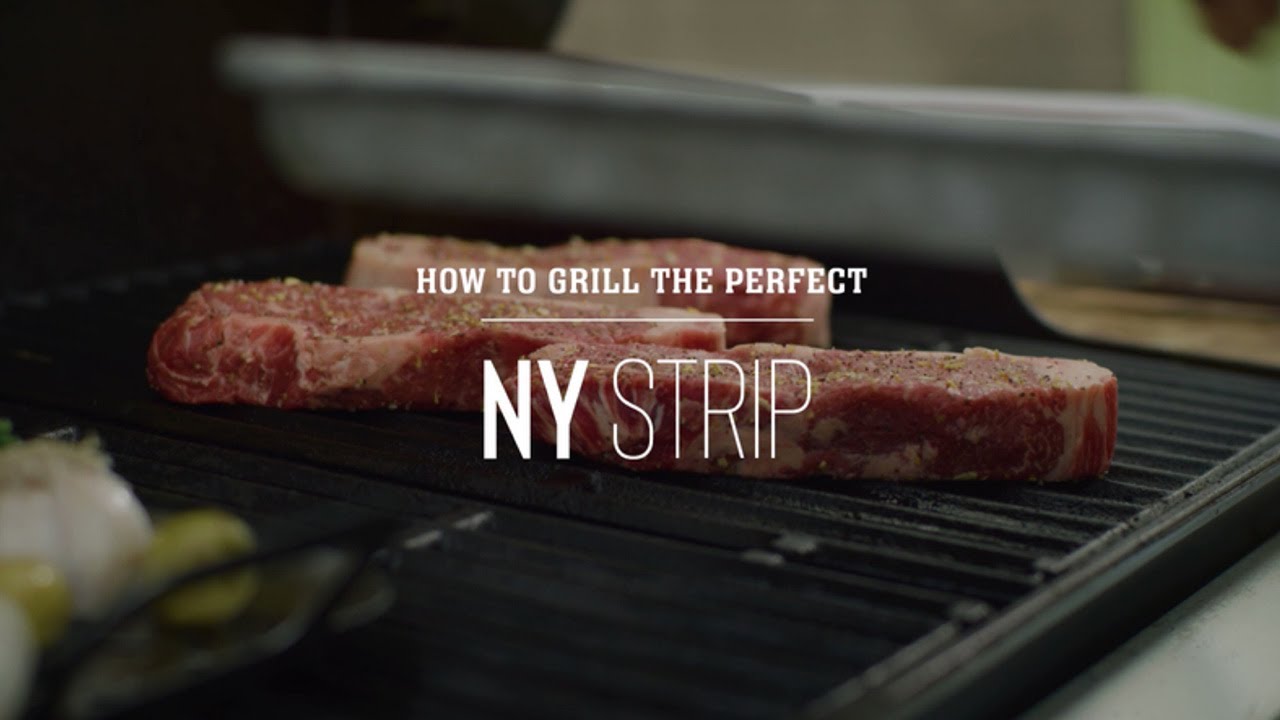 How To Grill The Perfect New York Strip Steak - YouTube