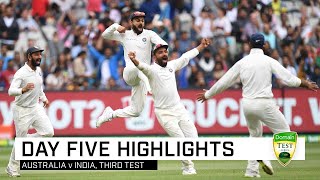 India retain Border-Gavaskar trophy | Third Domain Test