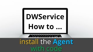 DWService - How to install the Agent with code (on Windows)