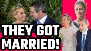 Prince Nikolaos' bride Chrysi Vardinogianni stuns in custom gown and tiara!