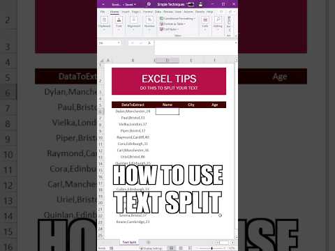 Split Text in Excel, power query #ytshorts #trending #viral