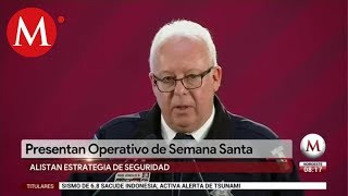 Gobierno presenta operativo de semana santa