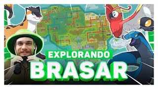 EXPLORANDO MAPA DA REGIÃO POKÉMON BRASILEIRA !!