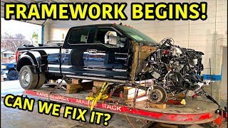 Rebuilding A Wrecked 2019 Ford F-450 Platinum Part 7