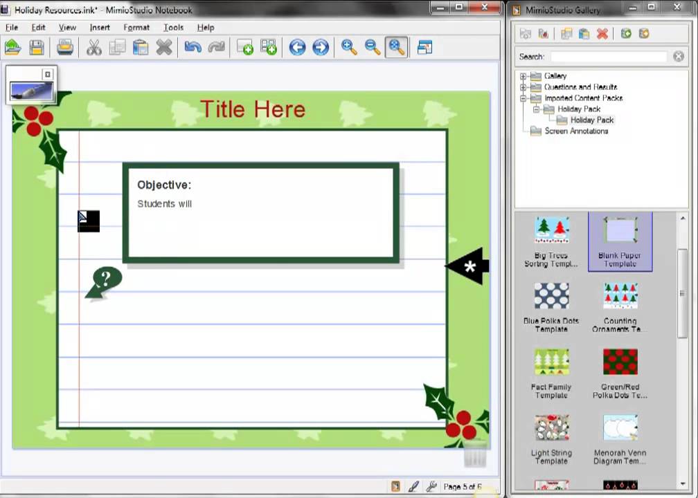 Using Screen Annotation With Mimio Studio Notebook Isoaceto