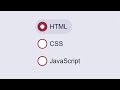 Custom Pill Styled Radio Buttons (HTML & CSS)