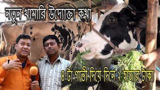 নতুন খামারি উদ্যোক্তা কথা | ৪ টা গাভী দিয়ে দিনে ২ হাজার টাকা ইনকাম করে সম্ভব | করিমগঞ্জের সাইদুর