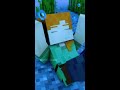 8 alex fell into the water because of the zombie 😟 shorts minecraft