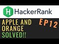 Apple and Orange | Solving Hackerrank with python | Ep12