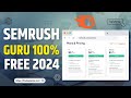 Semrush free premium account 2024 ‎️‍: How to Get SEMRUSH for Free semrush free premium account 2024