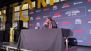 UFC Boston: Greg Hardy Discusses Inhaler Use, No Contest