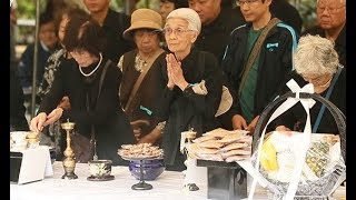 ひめゆりの塔で慰霊祭＝同窓生ら３５０人参列－沖縄