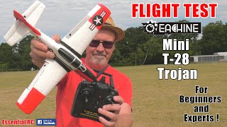 CHEAP TO BUY AND EASY TO FLY !!! EACHINE MINI T-28 TROJAN: ESSENTIAL RC FLIGHT TEST