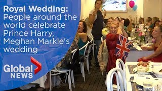 Royal Wedding: People worldwide celebrate Prince Harry, Meghan Markle's wedding