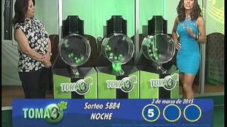 Sorteo Toma 3 # 5884 del 3 de Marzo de 2015. (Noche)