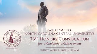 North Carolina Central University’s 73rd Honors Convocation