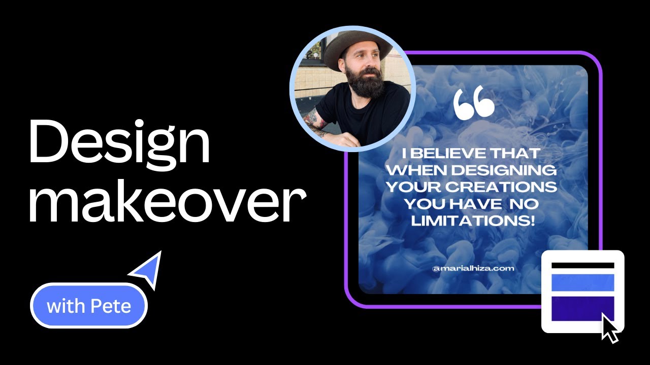 How To Make Quote Cards Canva Design Makeover Youtube