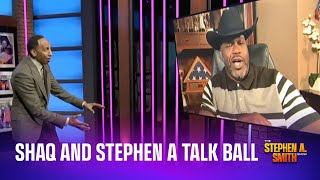 Stephen A. Smith and Shaquille O’Neal discuss Kobe’s GOAT status, Jokic/Embiid,  top young players