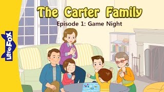 The Carter Family 1 | Game Night | Family | Little Fox | Animated Stories for Ki