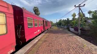 Sri Lankan Railways Class S11 With Mount Lavinia - KKS Friday Special Train