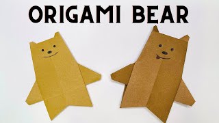 Easy Origami Bear