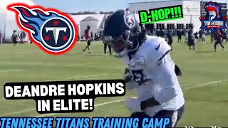 DeAndre Hopkins ELITE Hands! TENNESSEE TITANS Training Camp | Titans #TennesseeTitans #titanup #nfl