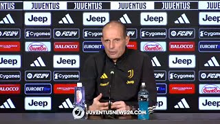Conferenza stampa Allegri pre Juve-Salernitana di Coppa Italia: “Perin, Chiesa e Rugani titolari"