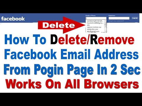 How to Delete/Remove Facebook Email Address From Login Page All Browsers( 🔯 Easily 🔯) How to Delete/Remove Facebook Email Address From Login Page All Browsers( 🔯 Easily 🔯)