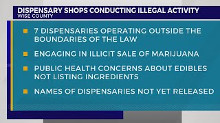 Sheriff: 7 Wise Co. CBD dispensaries involved in criminal activity