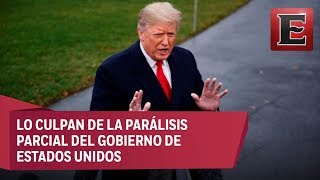 Democratas acusan al presidente Donald Trump de hundir al país en el caos