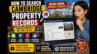 How to search Cambridge property records