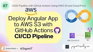 Deploy Angular App to AWS S3 with GitHub Actions CICD Pipeline | AWS #aws #githubactions