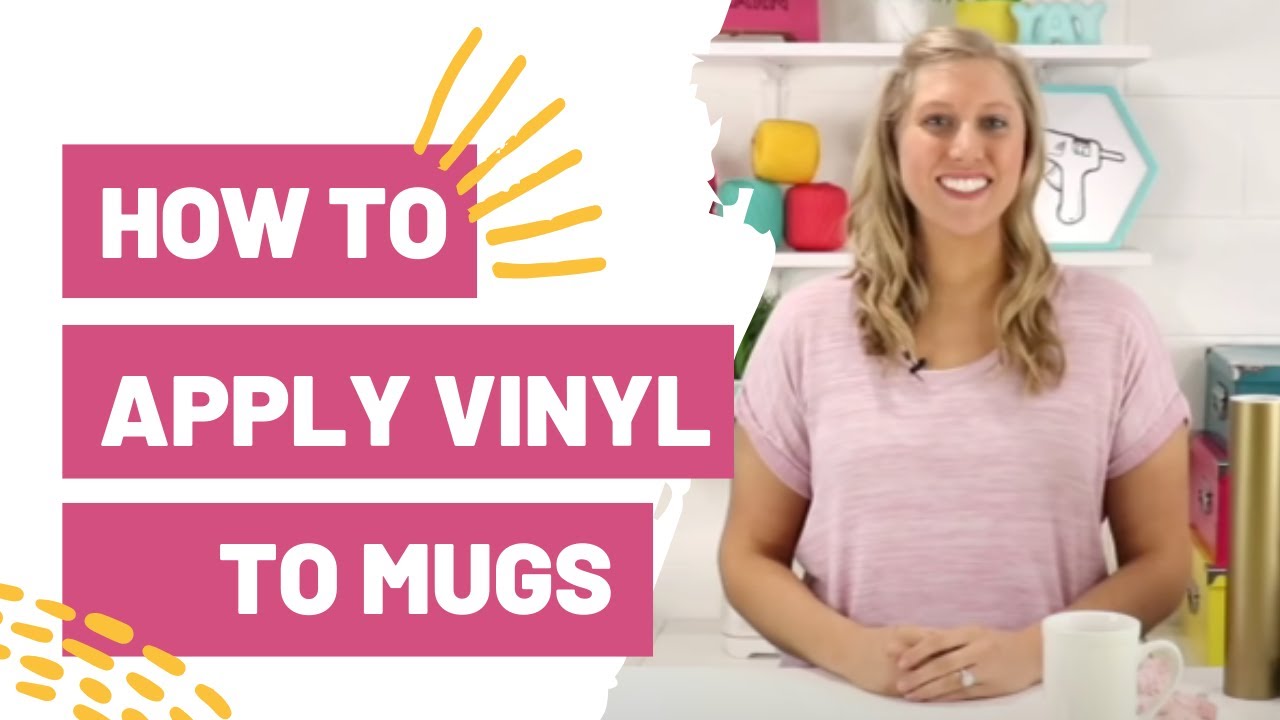 HOW TO APPLY VINYL TO MUGS! - YouTube