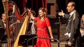 Nader Abbassi Conducting (Joaquín Rodrigo) (Concierto de Aranjuez) 2nd Mov. Solo Harp (Mona Wassef)