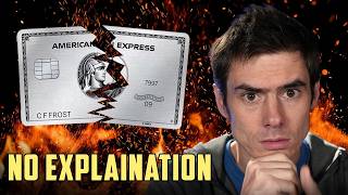 Amex BROKE My Platinum Card - My Weird Story…