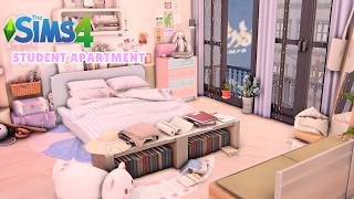 Student Apartment 📚📖📝 | Apartment Renovation | The Sims 4 | Speed Build | CC