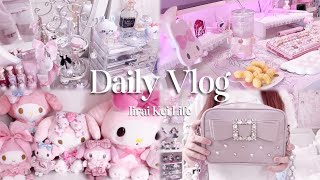 [vlog] introvert diaries~ morning routine, cozy gaming, mall trip | pink & girly life