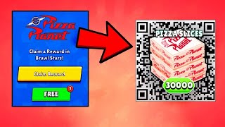 FREE! 😍 x30000 PIZZA SLICES! 🎁 Brawl Stars Free Gifts QR CODE 2025