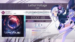 [Arcaea] Lethal Voltage Future 10 PM 10’001’481pts (Max -16)