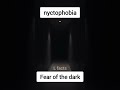Nyctophobia (fear of the dark) #phobia #shorts