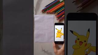 Pokemon Pikachu Drawing #pikachu #pokemon #ash #viral #kidssong #kids #cartoon #pokemongo #shorts