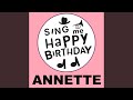 Happy Birthday Annette (Folk Version)