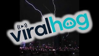 Breathtaking Lightning Strikes in Dubai || ViralHog