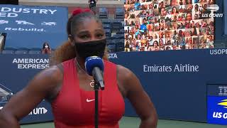 Serena Williams: "We always have some incredible matches!" | US Open 2020