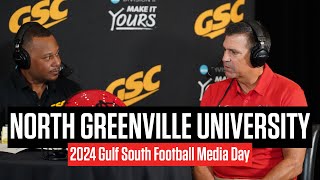 North Greenville University Football: 2024 Gulf South Football Media Day